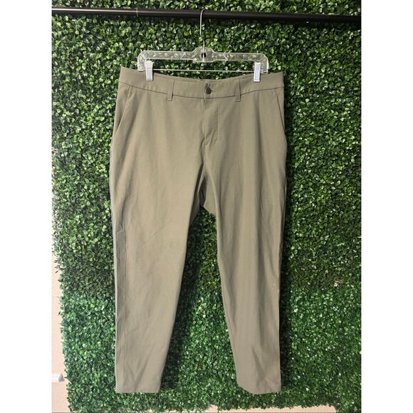 Mens Lululemon ABC Gray Green Pants Sz 36 - Picture 1 of 4
